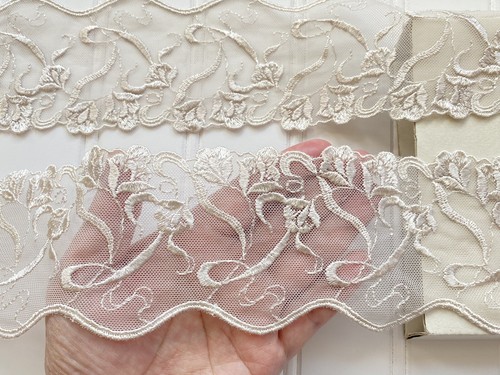 Yards off white embroidered - yards,